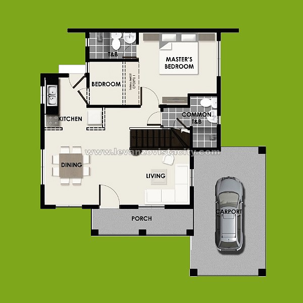 Designer 142 House Model 1F Floorplan
